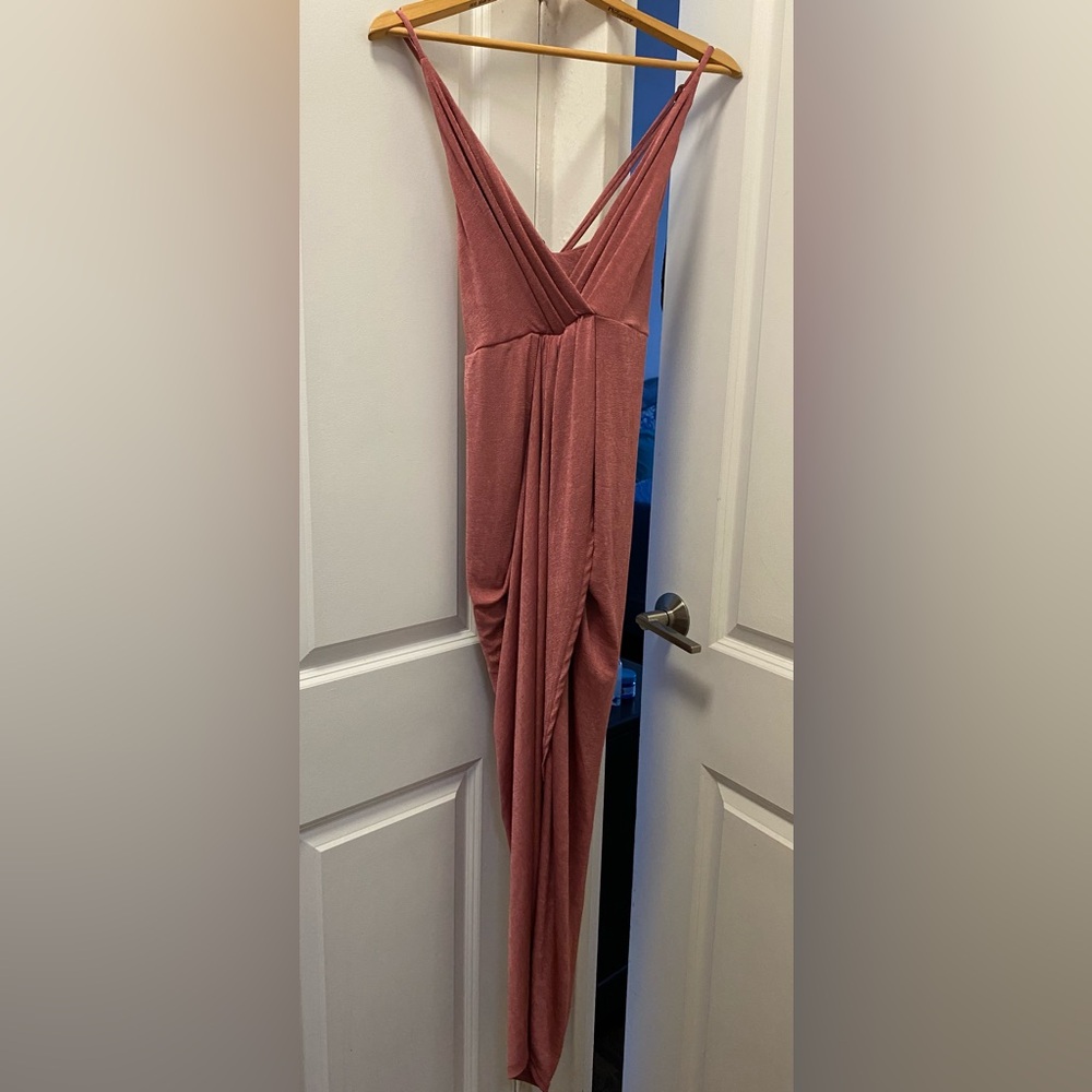 NWT Dreamy Date Rose Pink Surplice Midi Dress
Lulus - Picture 3 of 12